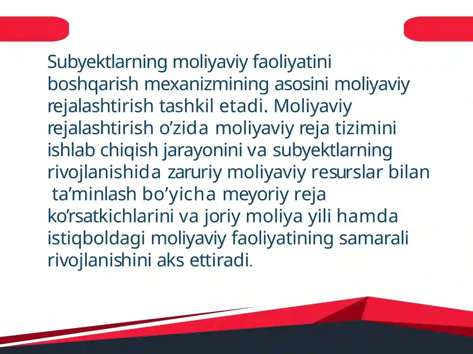JORIY MOLIYAVIY REJALASHTIRISH 3