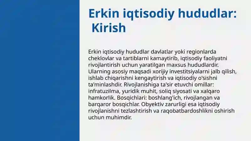 Erkin iqtisodiy hududlar 3