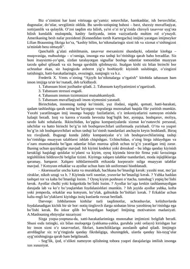Yurist shaxsiy imijni shakllantirish usullari 3