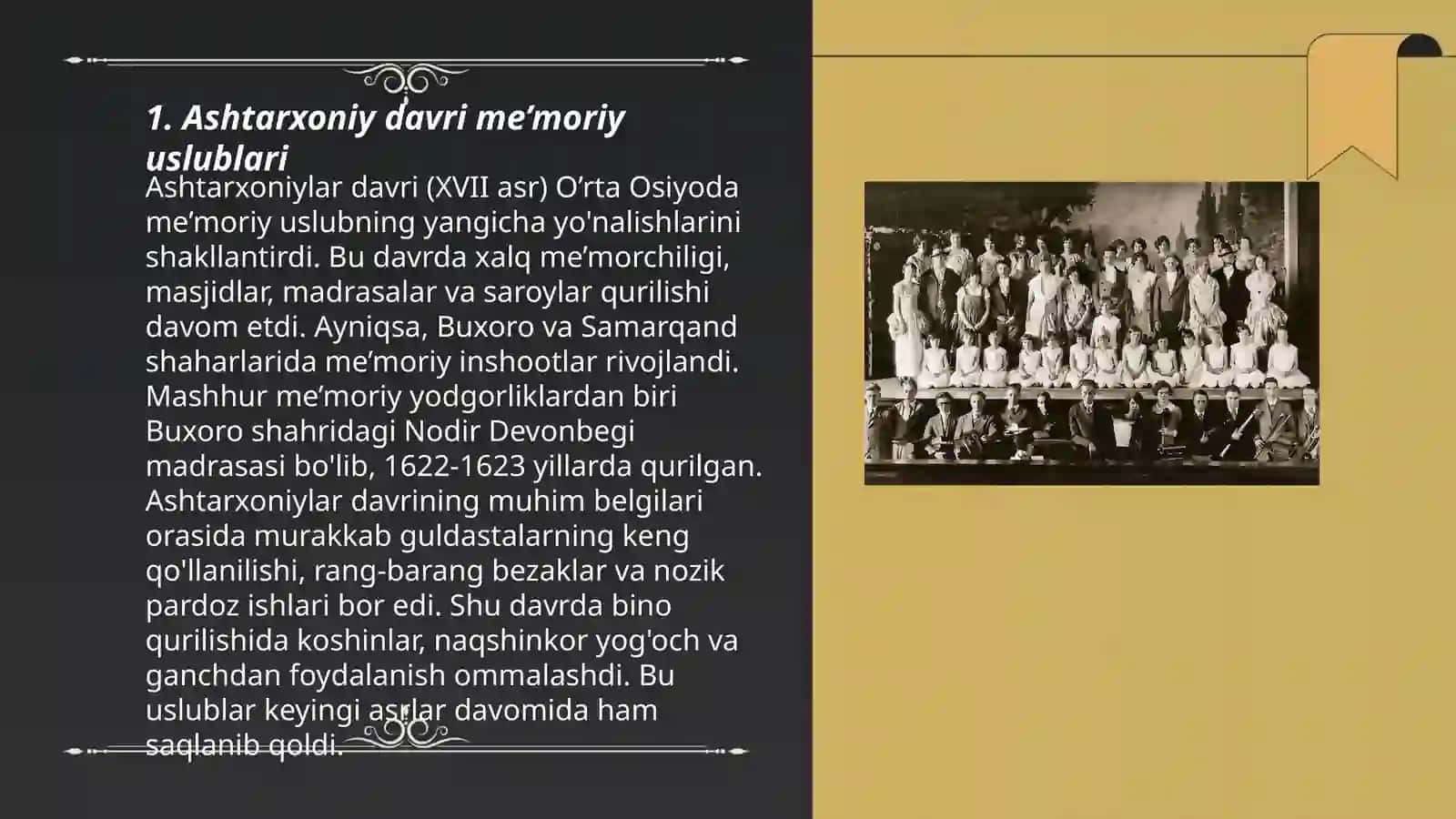 Ashtarxoniy davrida binokorlik ta'limi 3