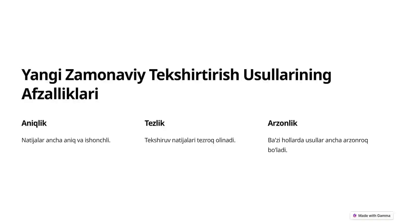 Tibbiy Genetikada Yangi Zamonaviy Tekshirtirish Usullari 3