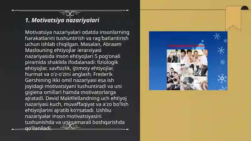 Biznes jarayonlarida motivlashtirish 3