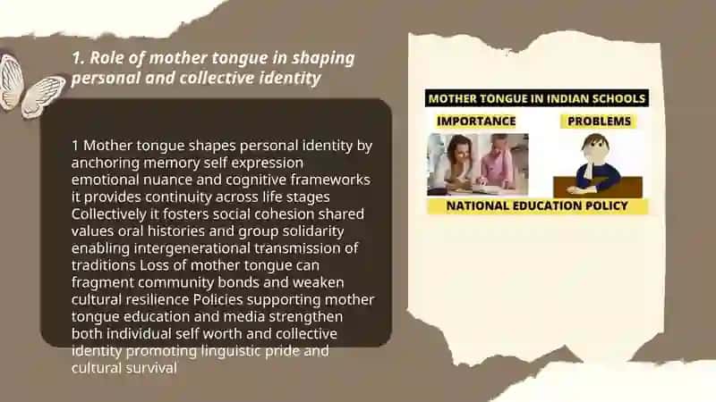 The importance of mother tongue for cultural identity 3