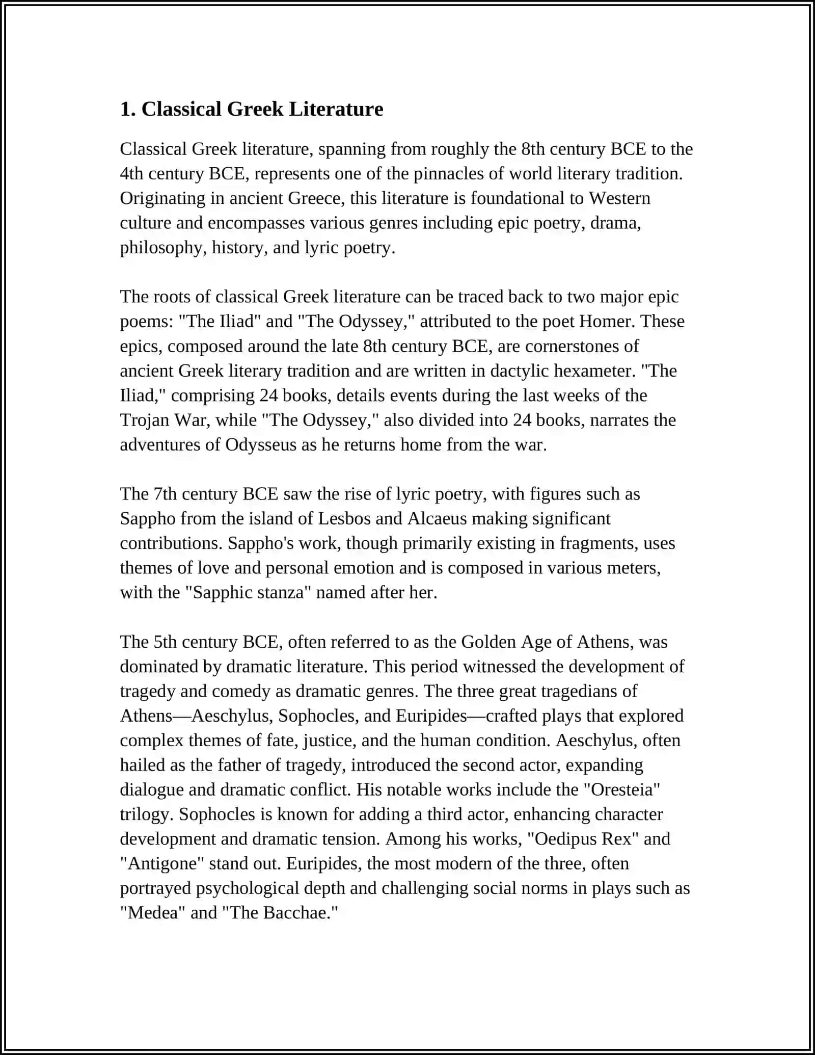 LITERARY HISTORY 3