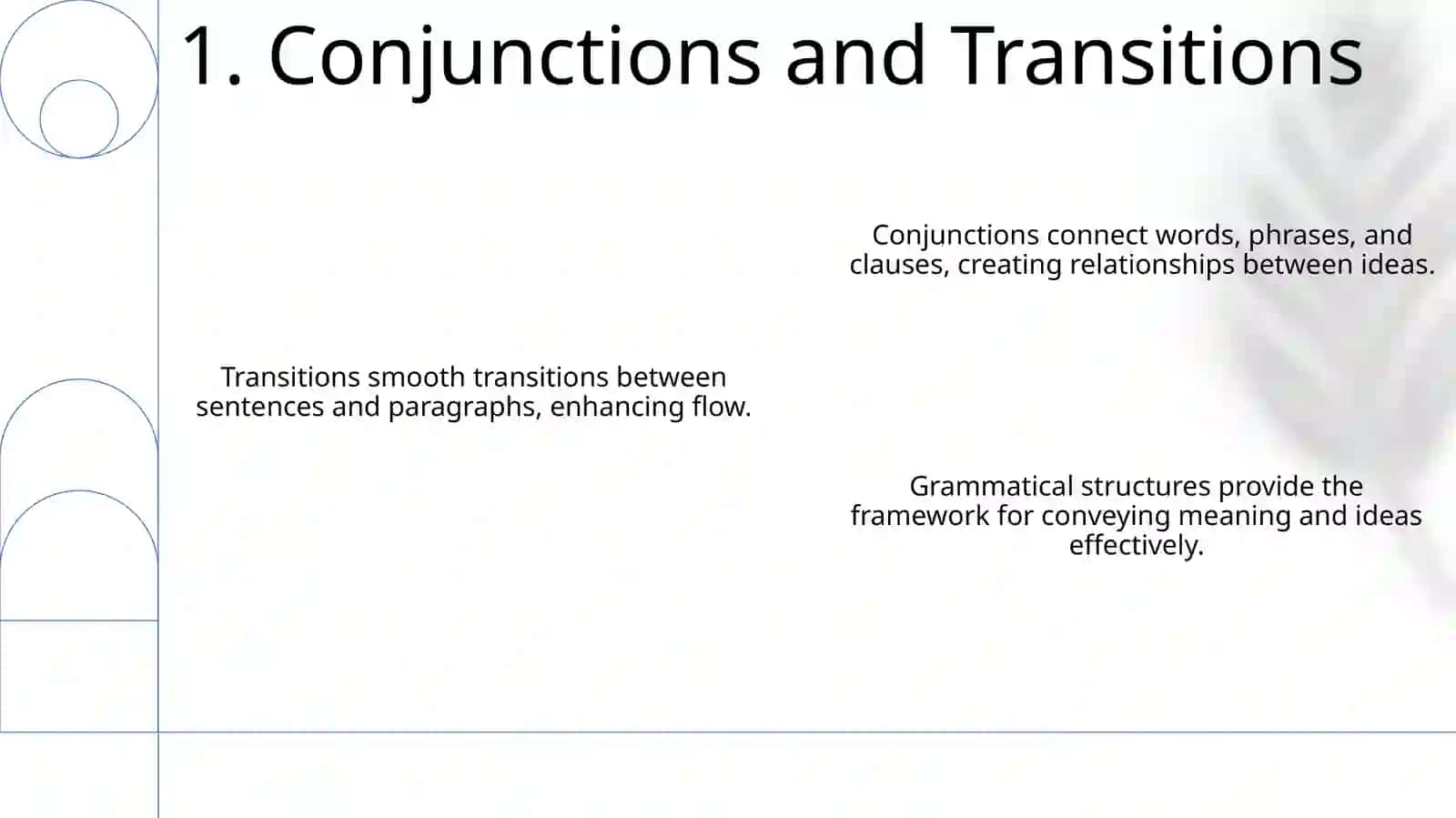 Grammatical Structures in Communication 3
