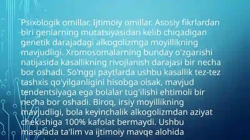 Alkogolizm va uning asoratlari 3