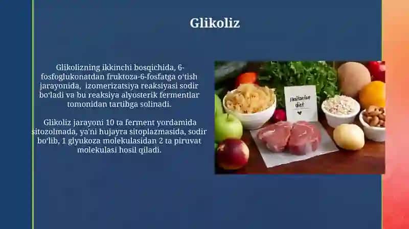 Uglevodlar almashinuvi. Ayerob va anayerob parchalanish 3