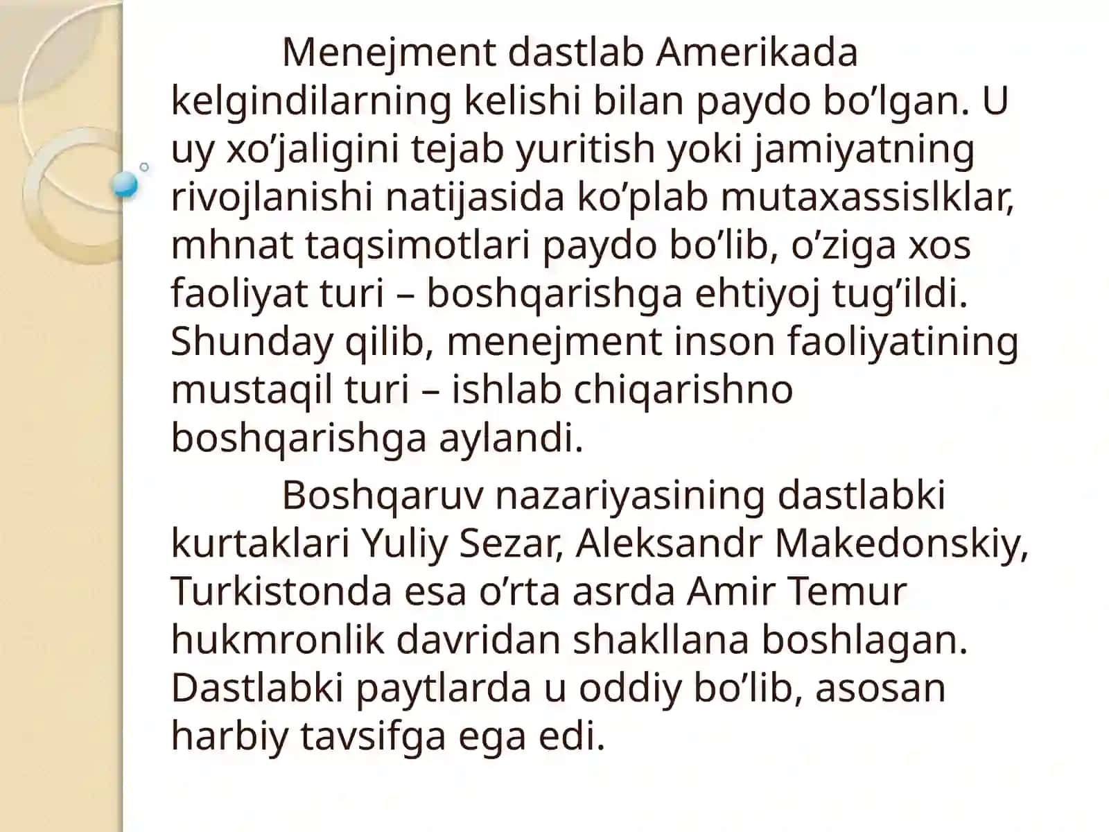 Menejment fanining predmeti, mazmuni va vazifalari 3