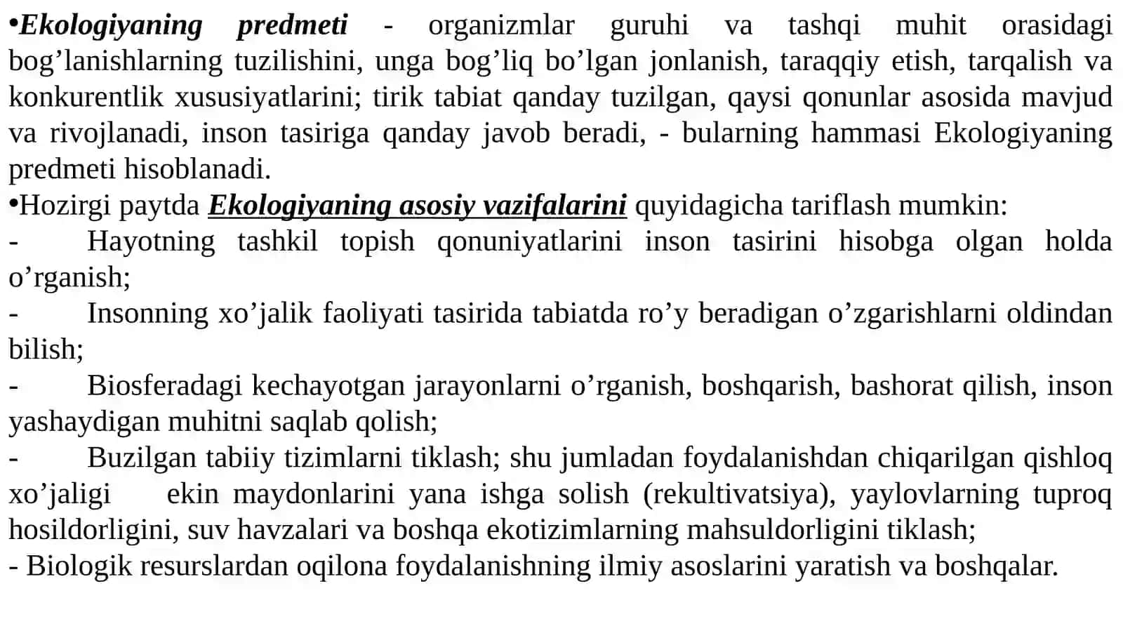 Qoraqolpoǵistonda ekologiya ilimining rivojlanish tarixi 3