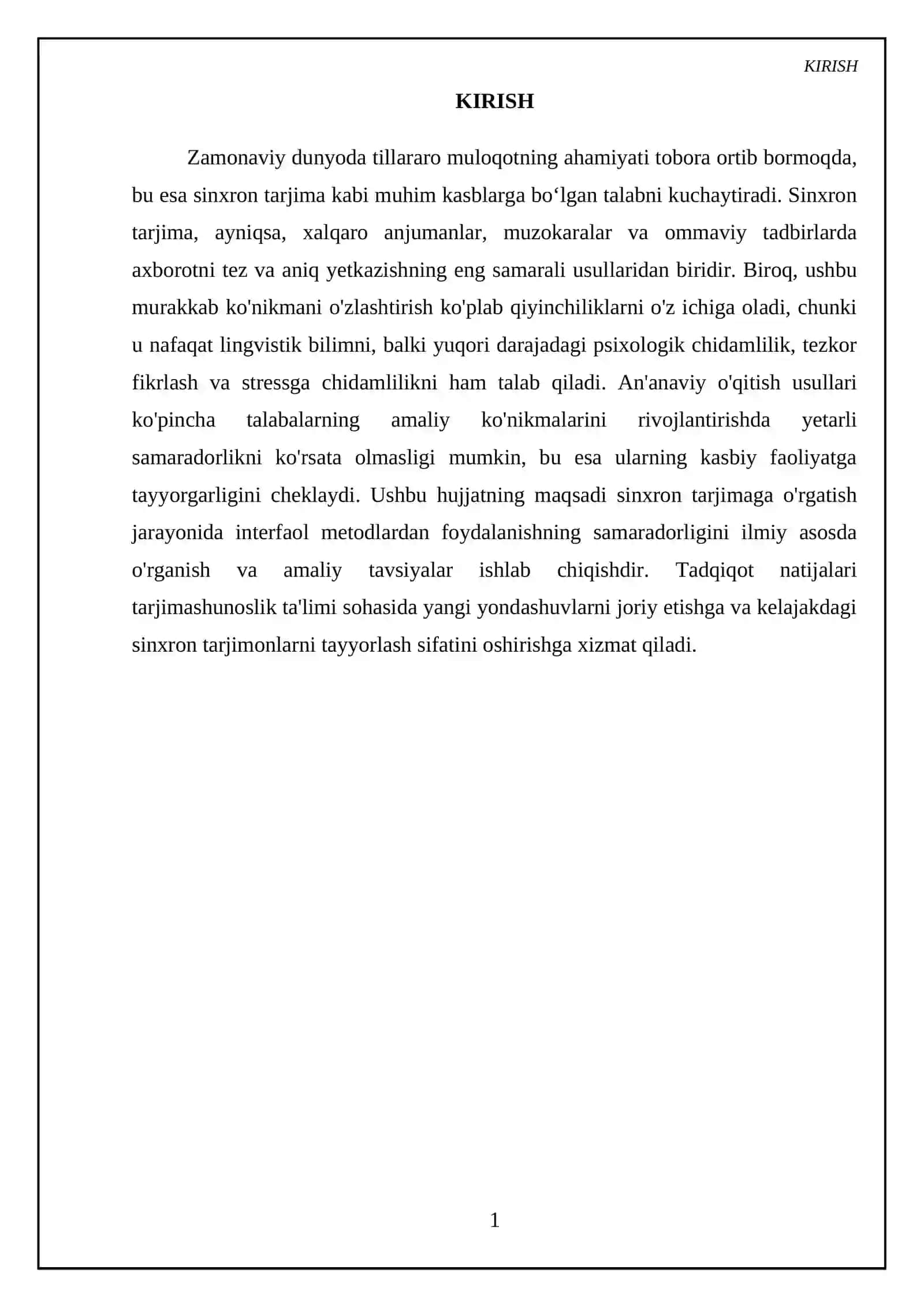 Sinxron tarjimaga o'rgatishda interfaol metodlardan foydalanish 3
