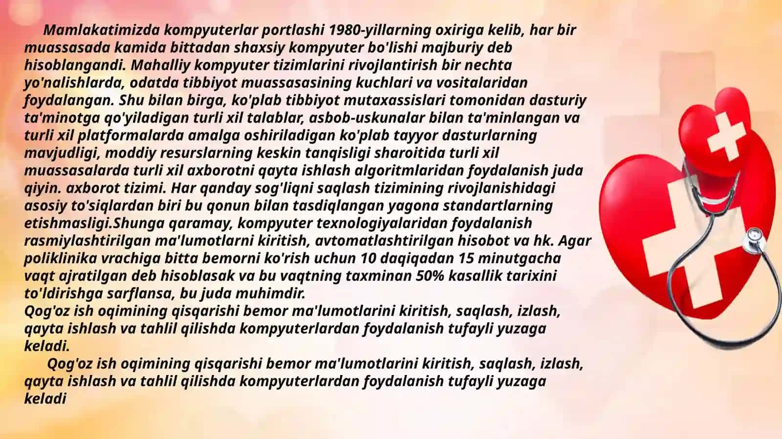 BEMOR AXBOROT TIZIMIDAN FOYDALANISH 3