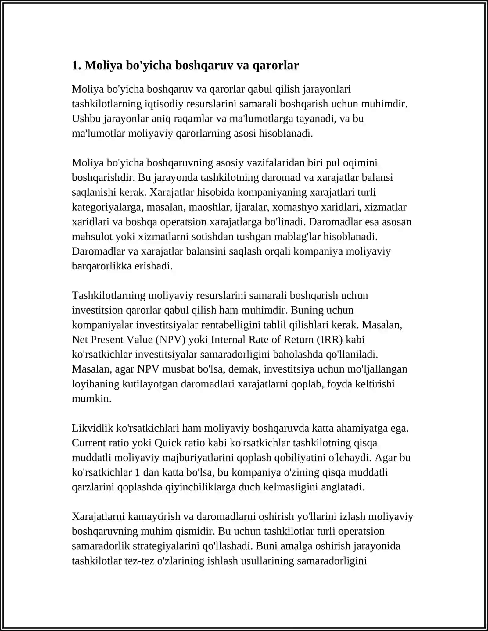 MUSTAQIL ISH Mavzu: ÔTKAZGICHLAR HAQIDA TUSHUNCHALAR 3