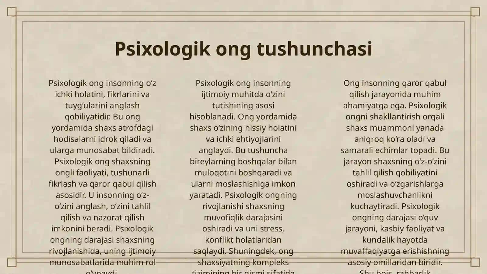 RAHBARLIK FAOLIYATINING IJTIMOIY-PSIXOLOGIK OMILLARI 3