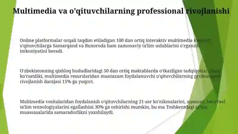 Multimedia va uning zamonaviy ta'limoti 3