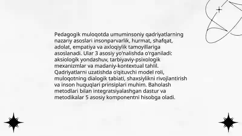 Pedogogik muloqotda umuminsoniy qadriyatlarning ustuvorligi 3
