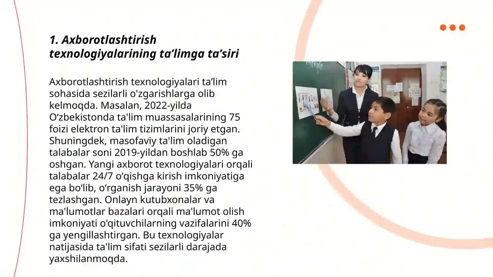 Axborotlashtirish texnologiyalarining taʼlimga taʼsiri 3
