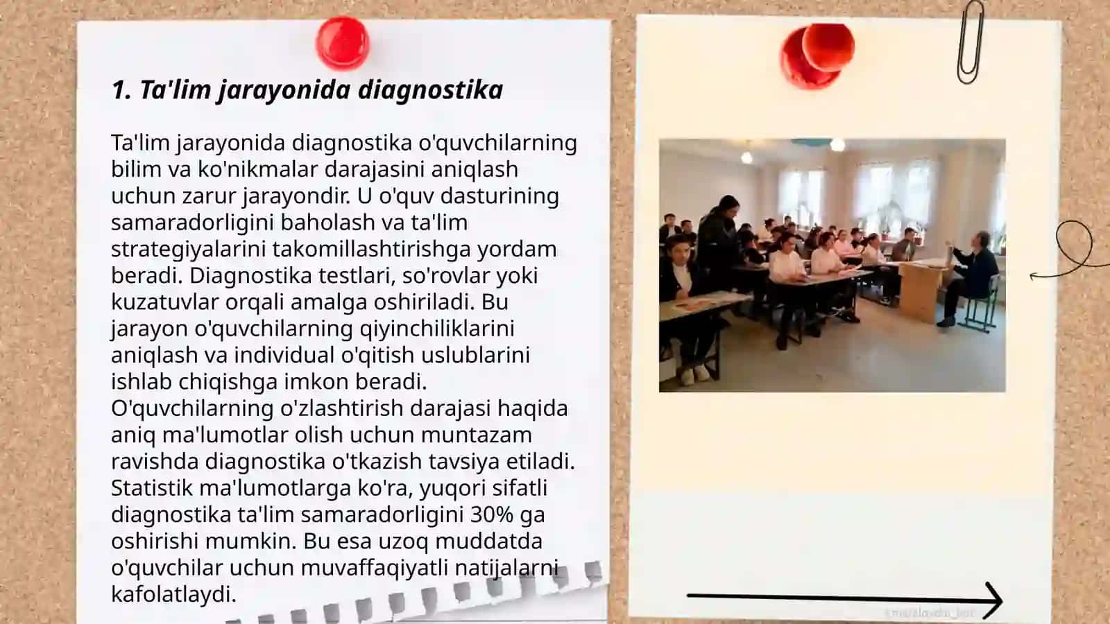 Tarbiya diagnostikasi jarayonida pedagogik faoliyat mazmuni 3