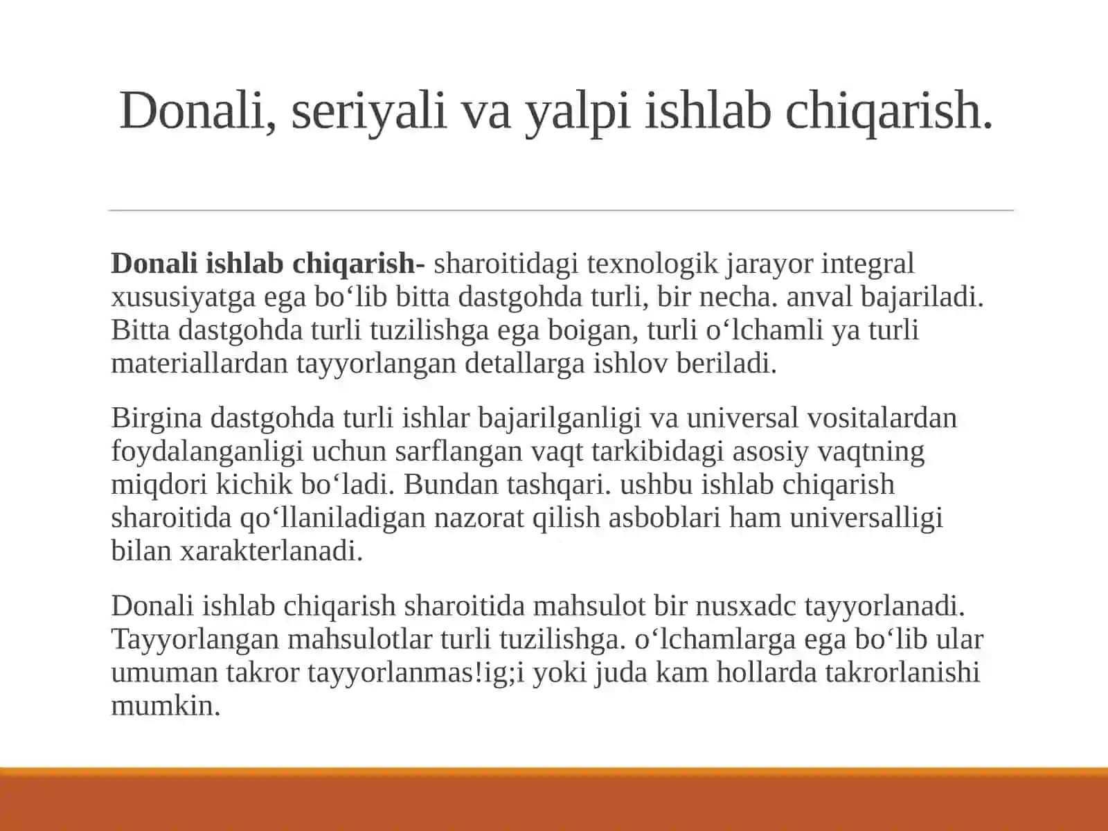 Mashinasozlikda ishlab chiqarish sexlarni loyihalash 3