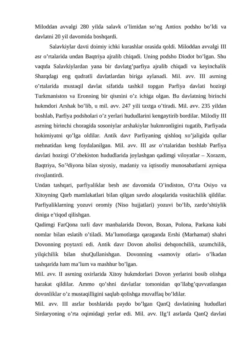 Markaziy Osiyoda qadimgi davr davlatchiligi 3