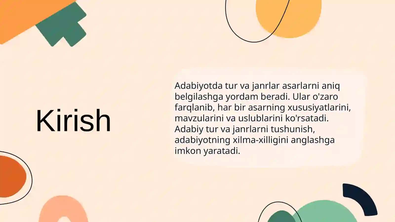 Adabiy tur va janrlar 3