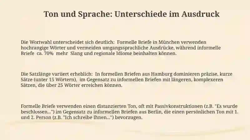 Offiziele und unoffiziele Briefe schreiben 3