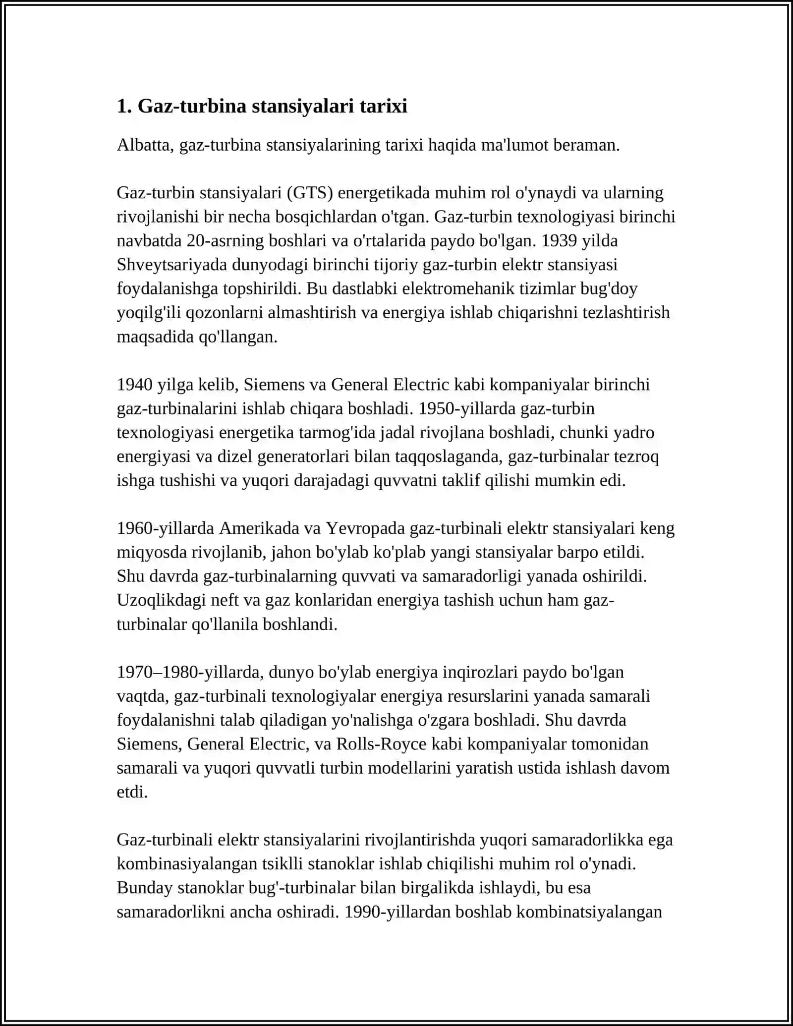 GAZ TURBINALI VA BUGʻ-GAZLI IESLAR 3