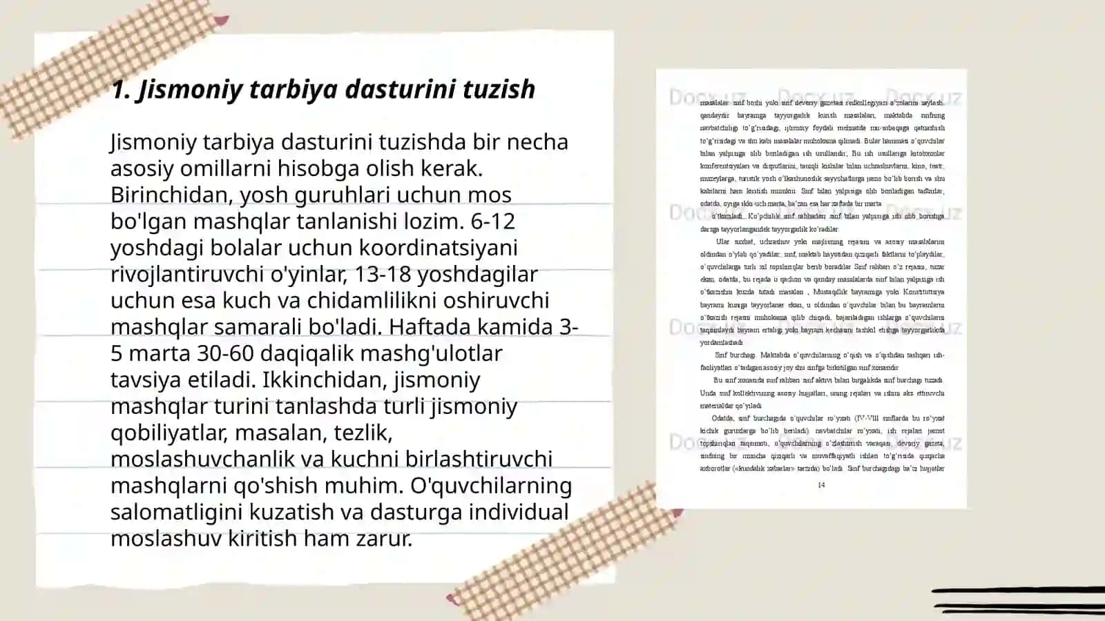 Jismoniy tarbiya ishlarini rejalashtirish va hisobga olish 3