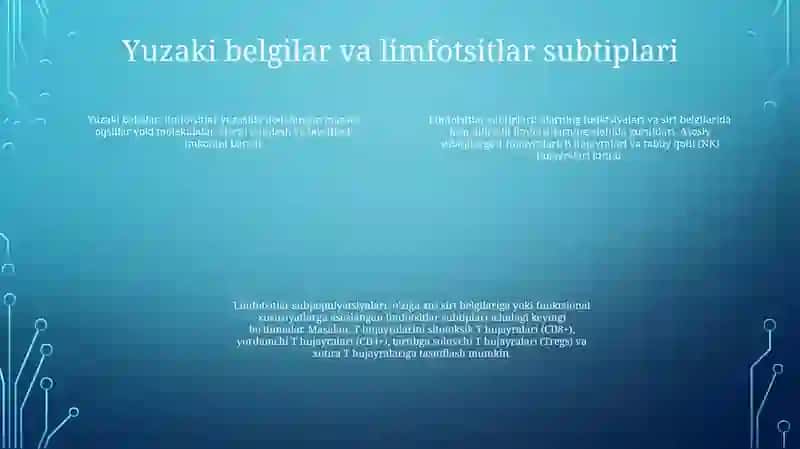 Limfotsitlarning Populatsiyalari Va Subpopulatsiyalari 3