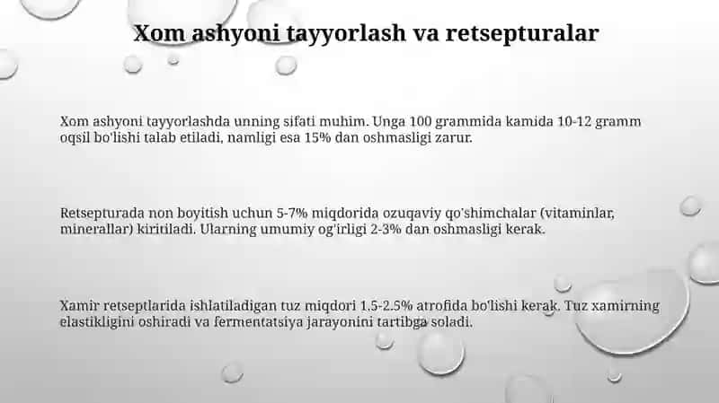 Boyitilgan baton mahsulotlarini ishlab chiqarishning texnologik jarayonlari 3