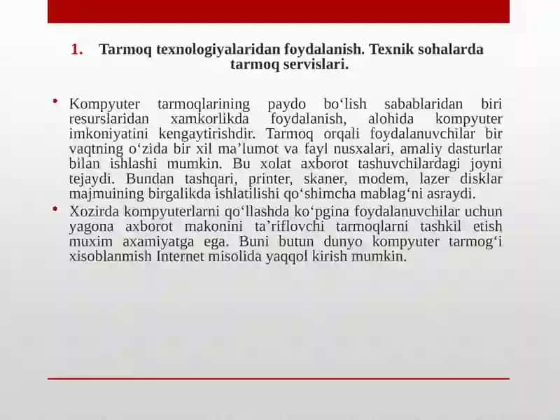 Axborot analitika va qarorlarni qabul qilishni qo'llab quvvatlovchi tizimlar 3