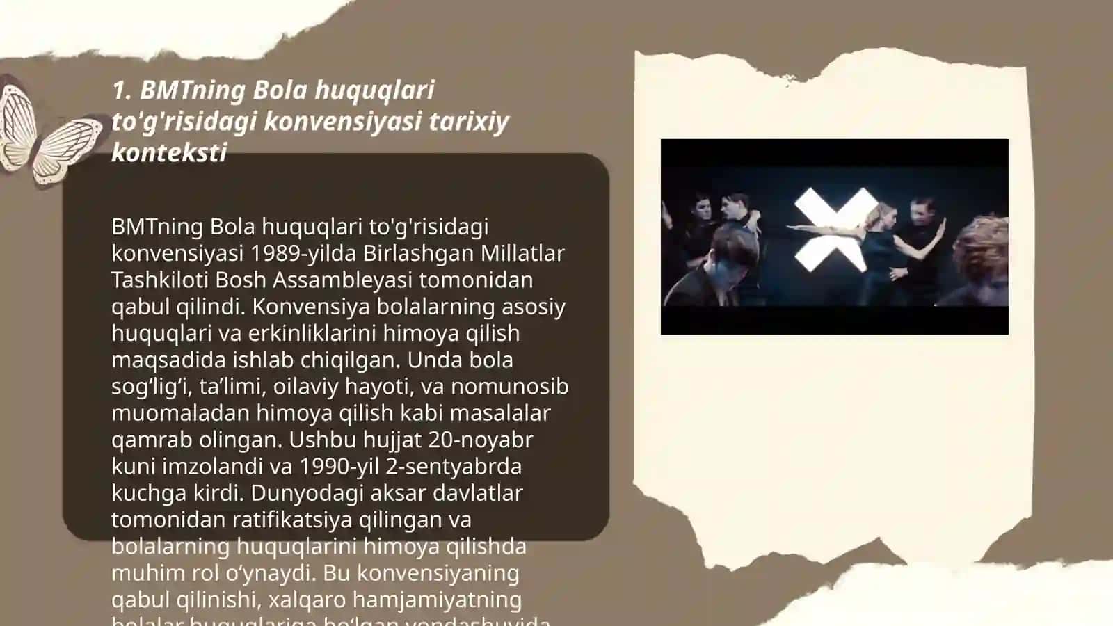 Media muhitda bola xuquqlari. BMTning "Bola xuquqlari to'g'risidagi konvensiyasi" 3