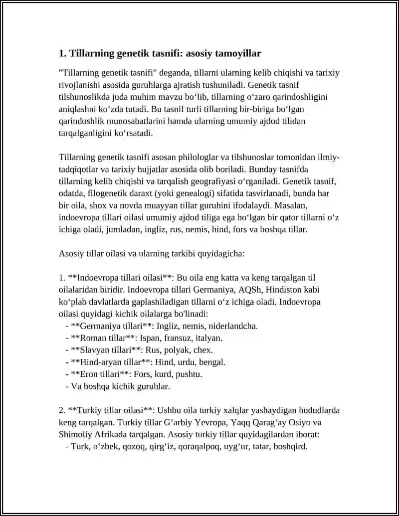 Tillarning Genetic va Morfologik Tasnifi 3