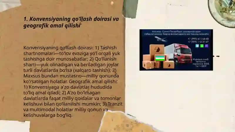 Konvensiyani qoʻllash sohasi 3