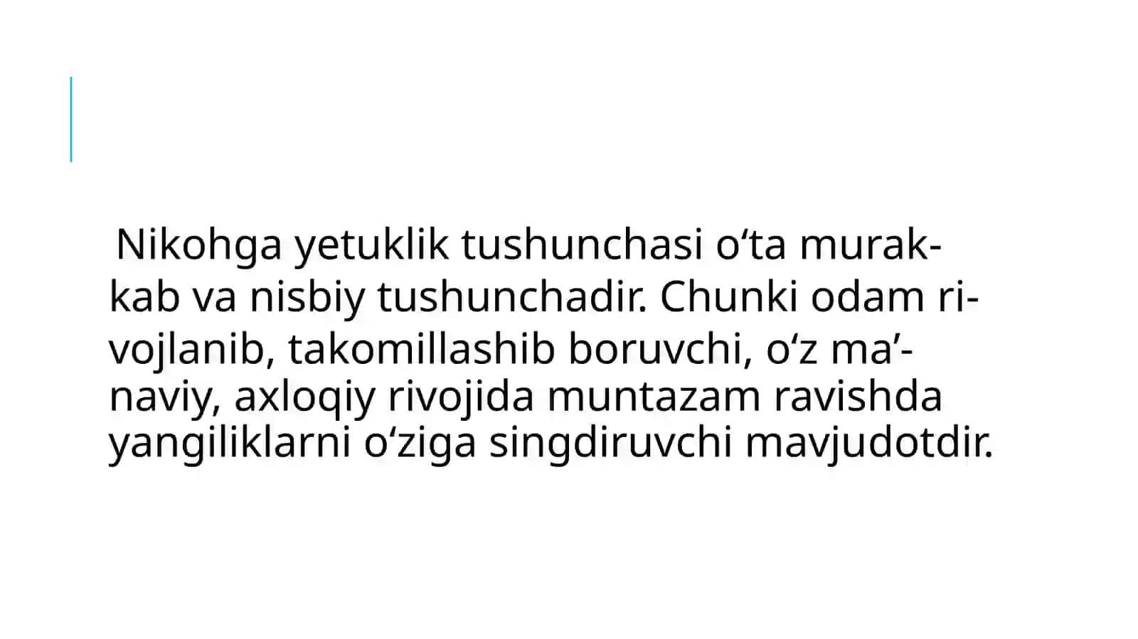 Oilaviy hayotga tayyorlik diagnostikasi 3