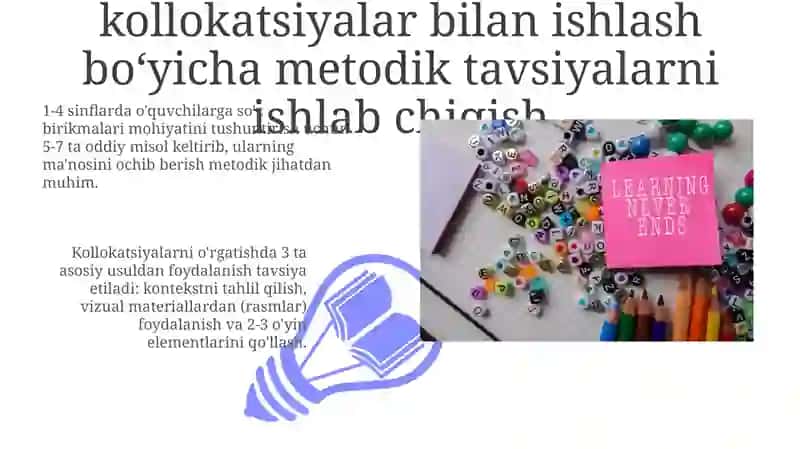 Soʻz birikmalari va kollokatsiyalar 3
