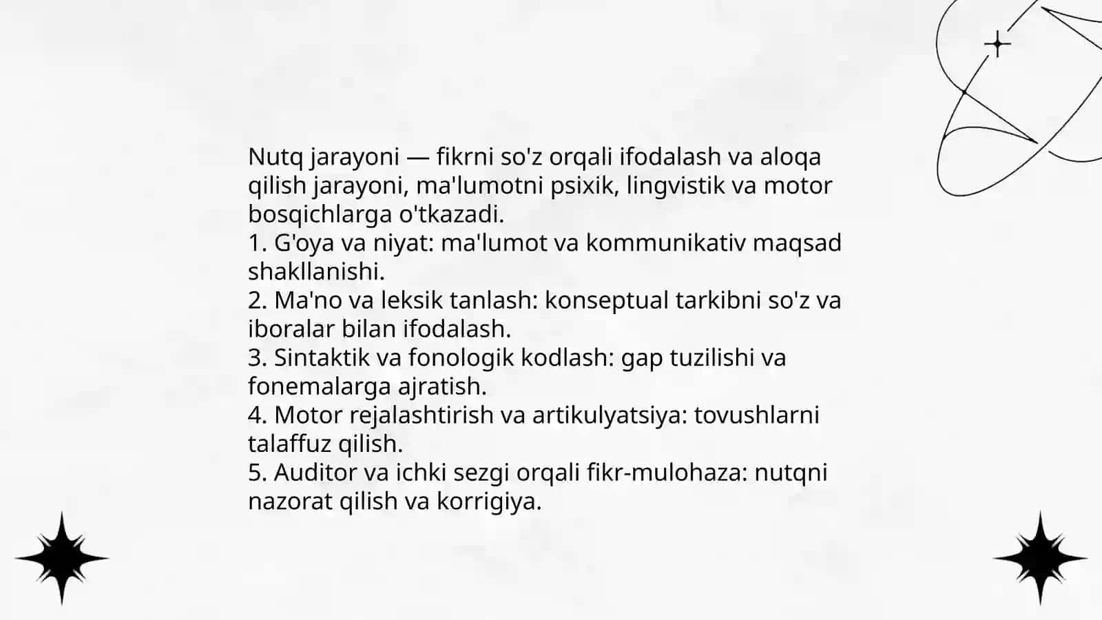 Nutq jarayonlari 3