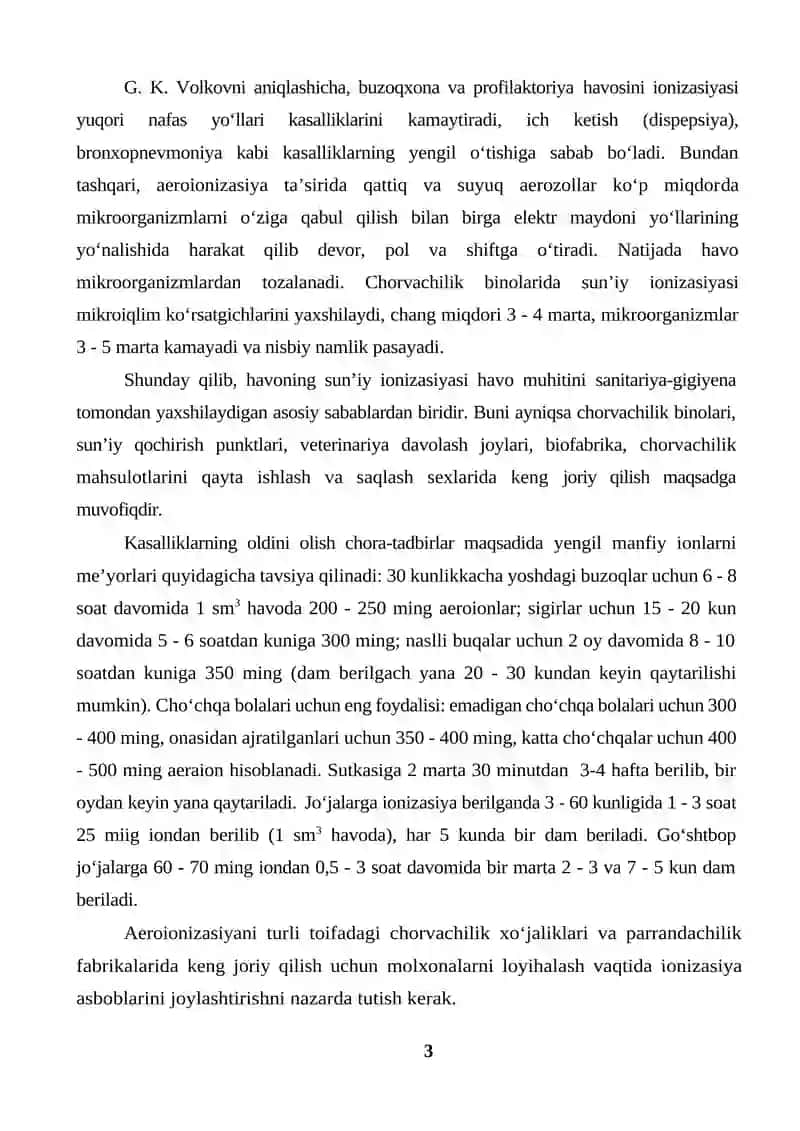 Aeroionizatsiya va uning gigiyena tomondan ahamiyati 3