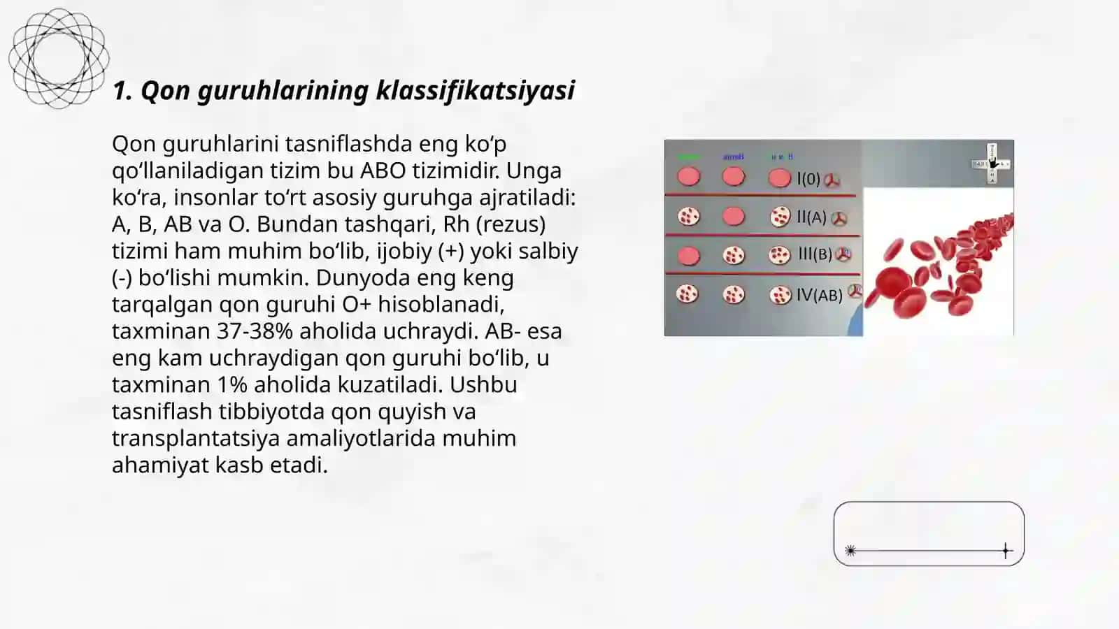 Qon guruhlari. Rezus faktor. Qon quyish asoslari 3