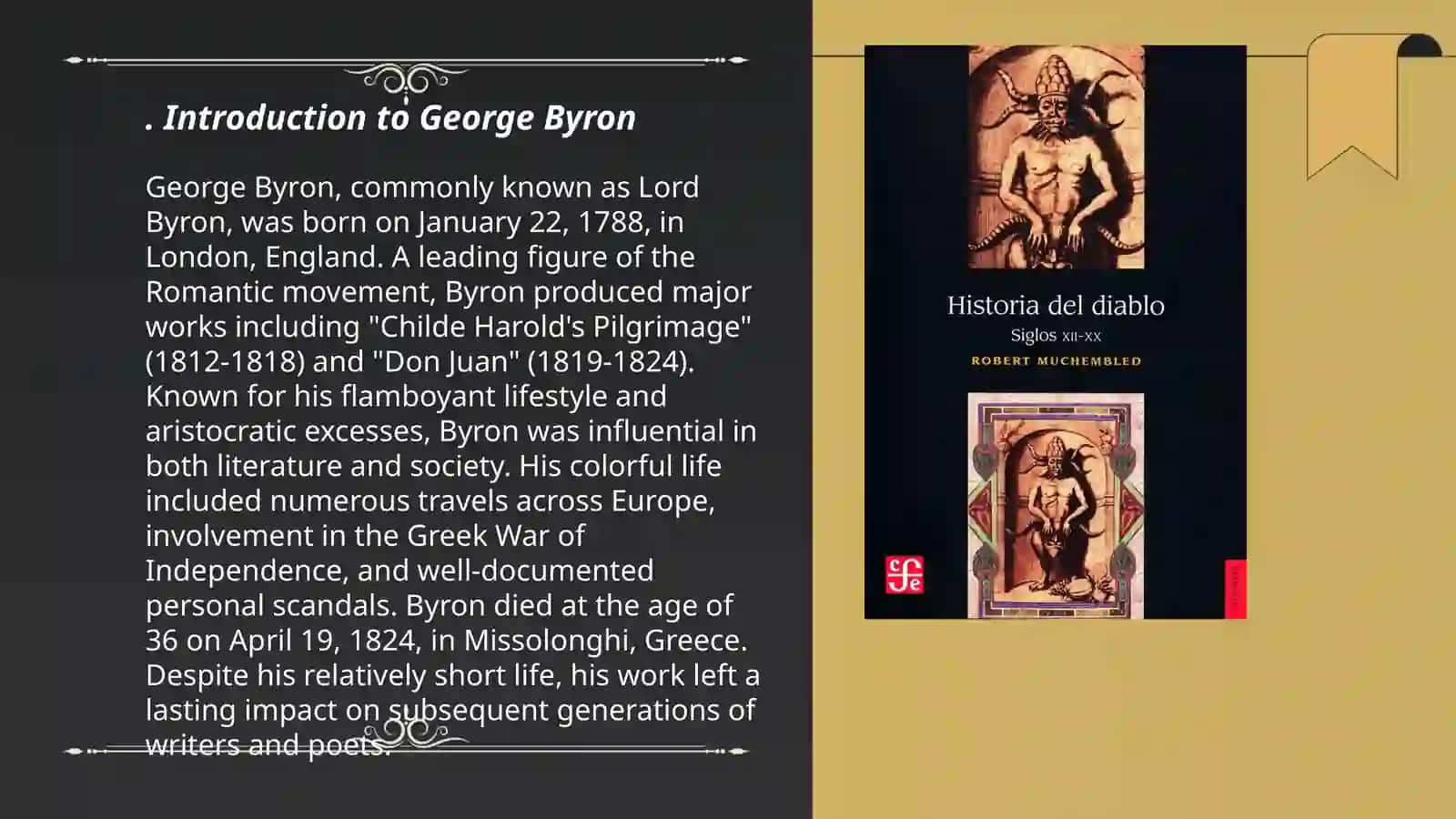 George Byron İngiliz tilida 15 varoqli PDF prezentatsiya 3
