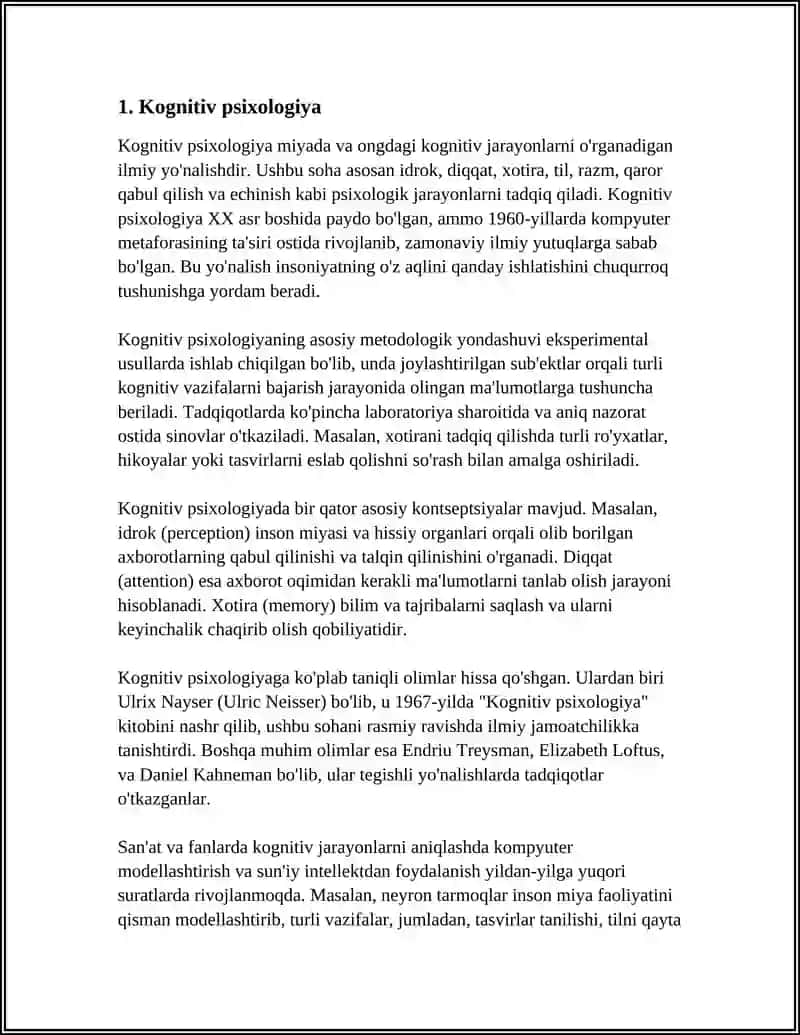 Kognitiv psixologiya 3