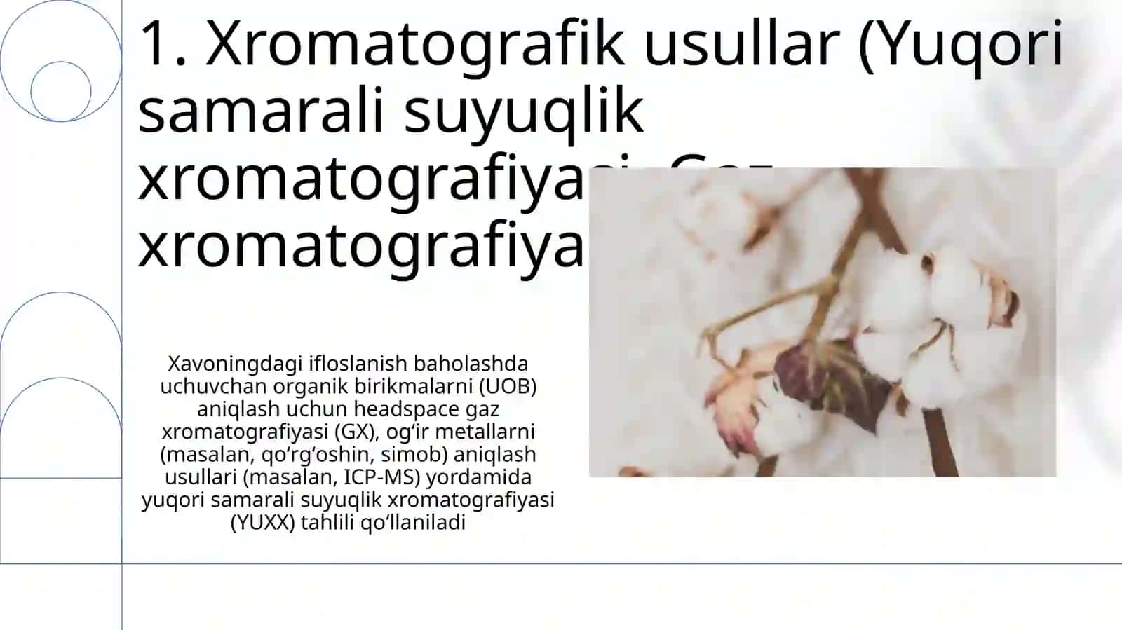 Xavoning changligini tekshirish usullari va ifloslashganligini aniqlash 3