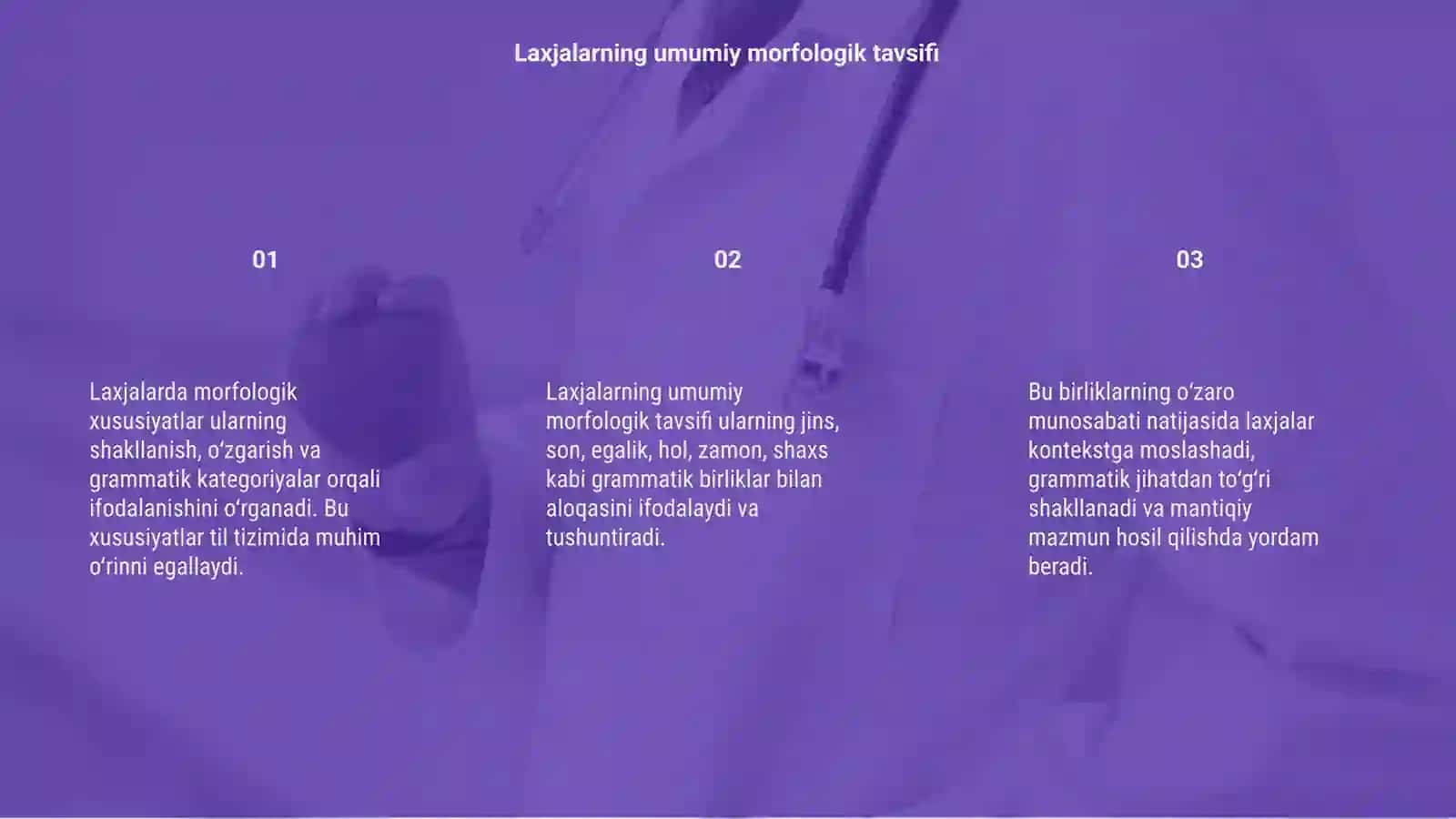 Laxjalarda morfalogik xususiyatlar 3