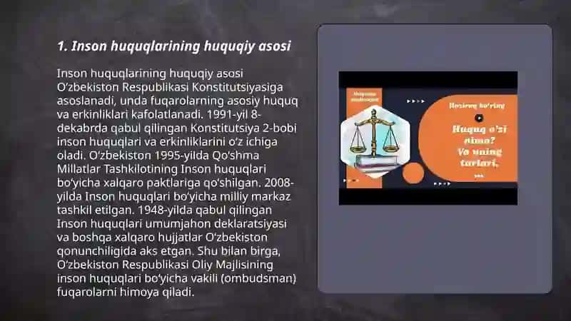 Konstitutsiyada inson huquq va erkinliklarining kafolatlanishi 3