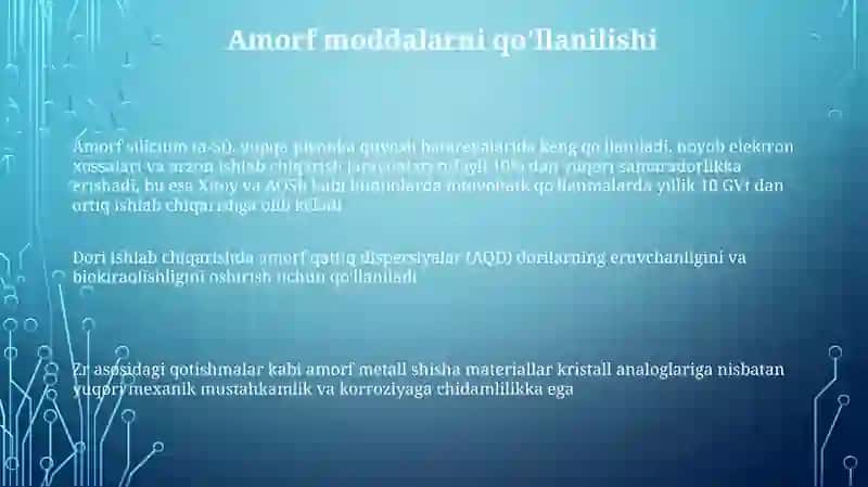 Amorf jismlar 3