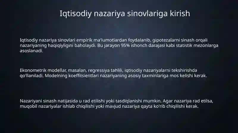 Iqtisodiy nazariya sinovlari 3