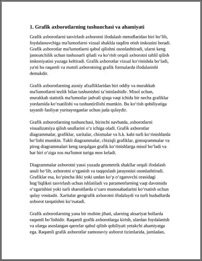 GRAFIK AXBOROTLARNI TASVIRLASH ASOSLARI 3