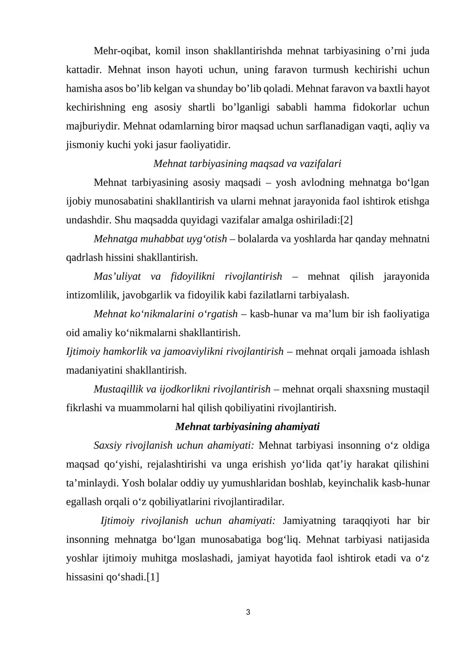 Mehnat tarbiyasida xalq og'zaki ijodidan foydalanish 3
