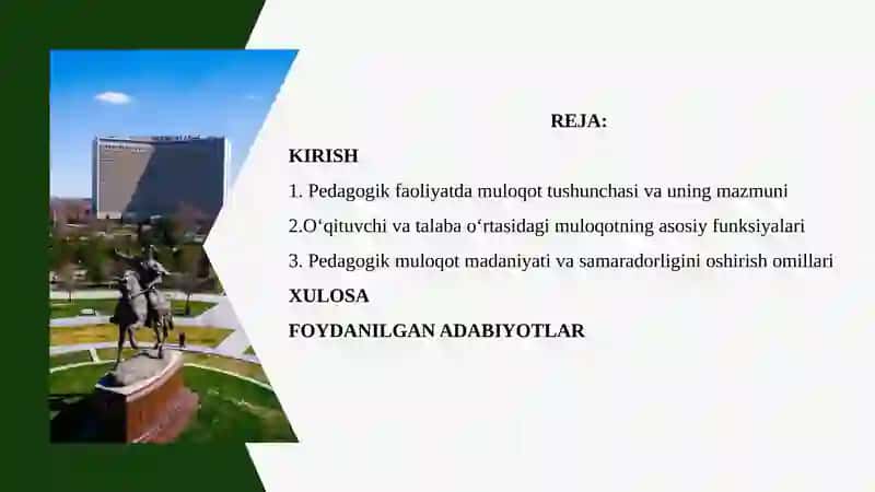 Pedagogik faoliyatda muloqot 3