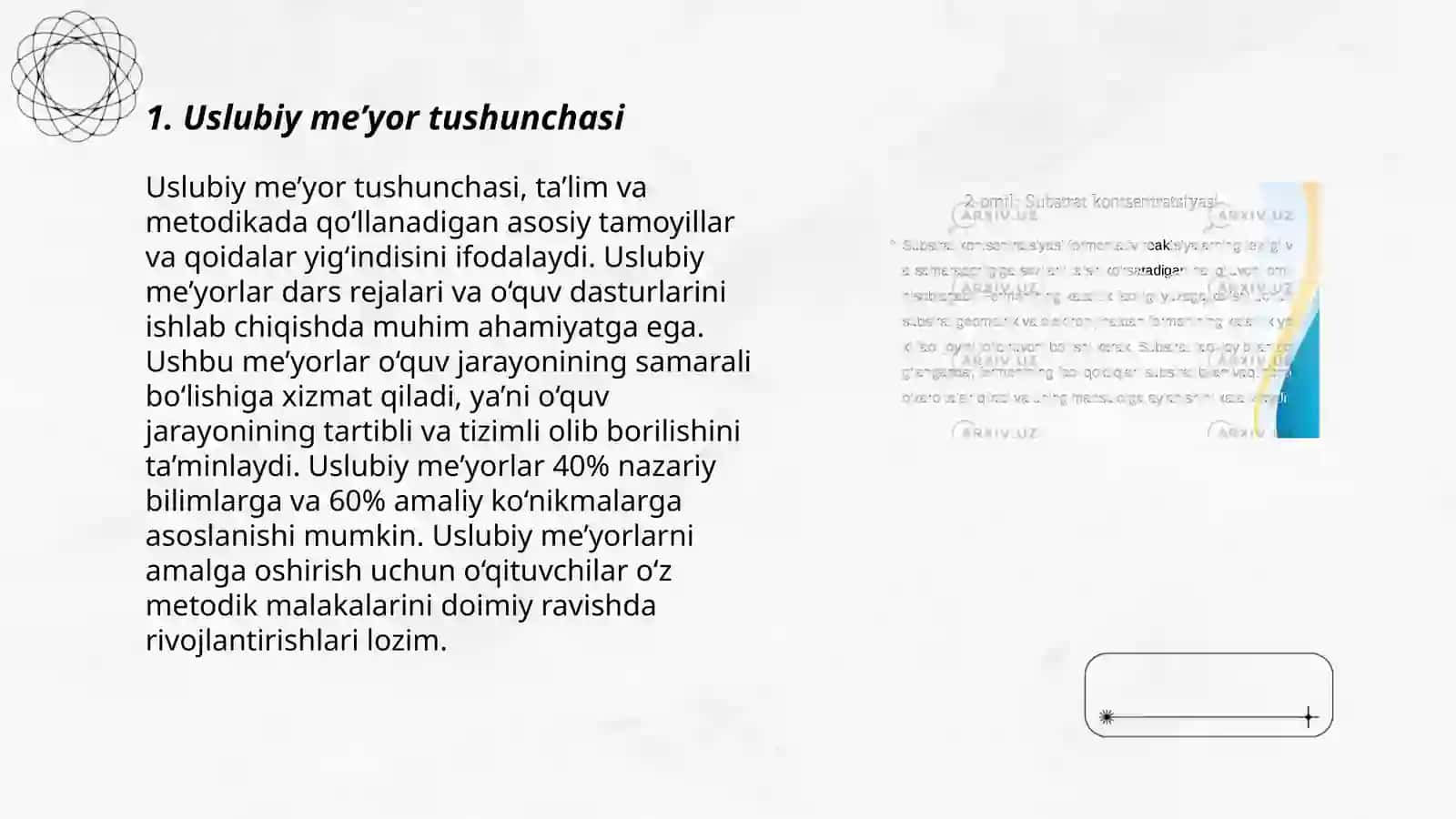 Uslubiy me’yorlanganlikni ta’minlovchi lingvistik va nolingvistik omillar 3