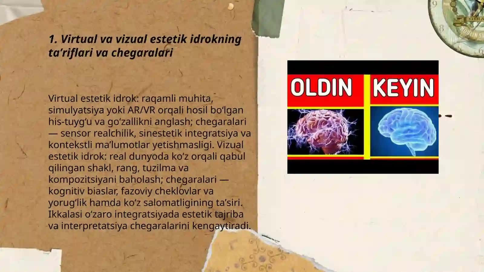 Virtual va vizual estetik idrokning taʼriflari va chegaralari 3